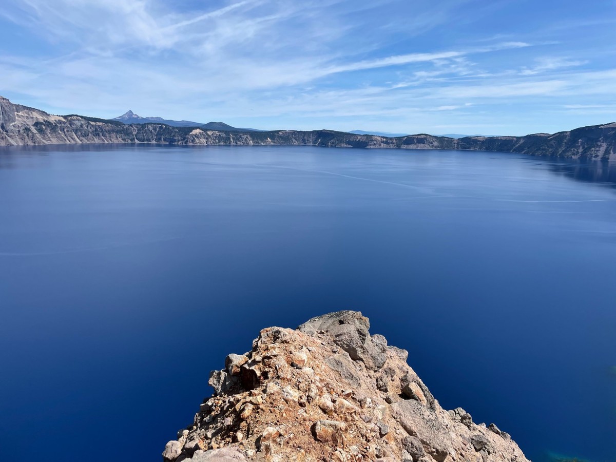 Crater Lake deep blue