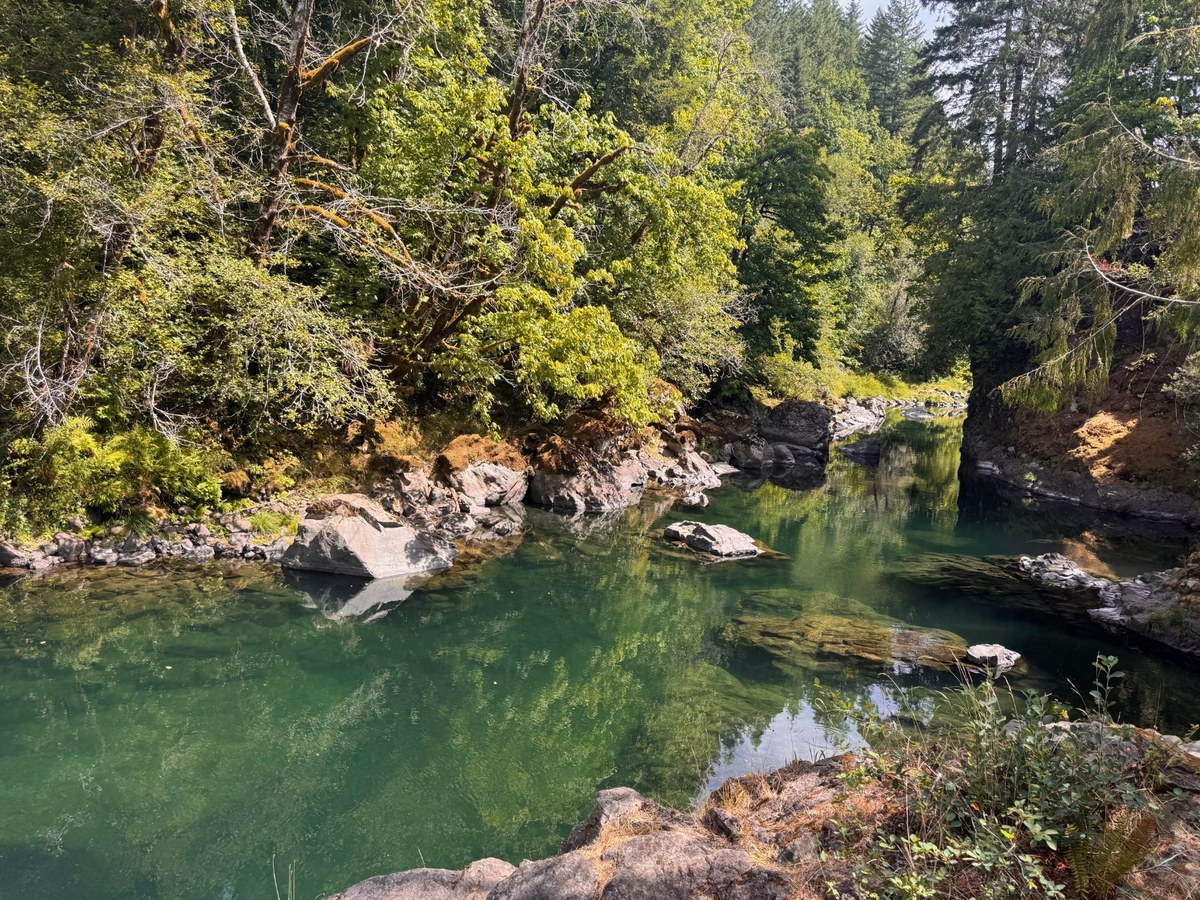 Emerald river pool