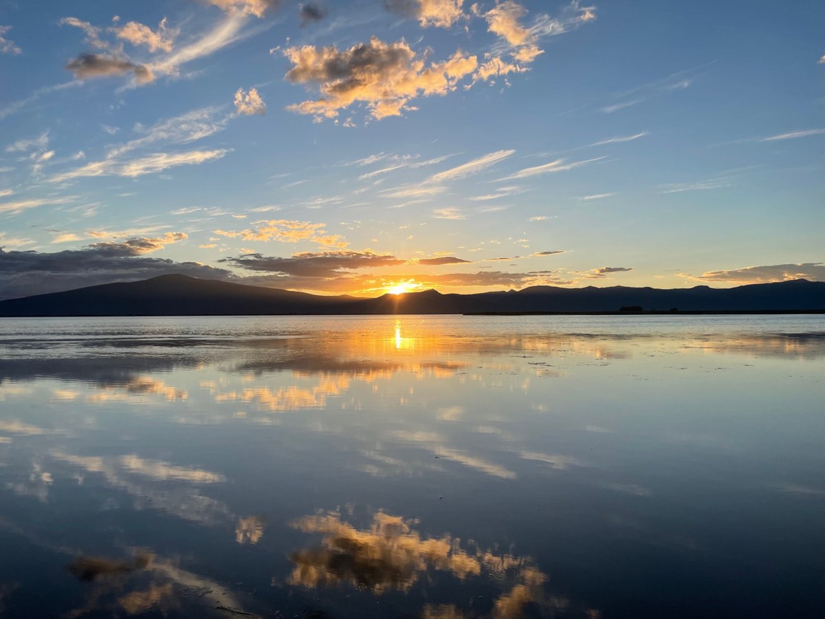 Sunset over Klamath