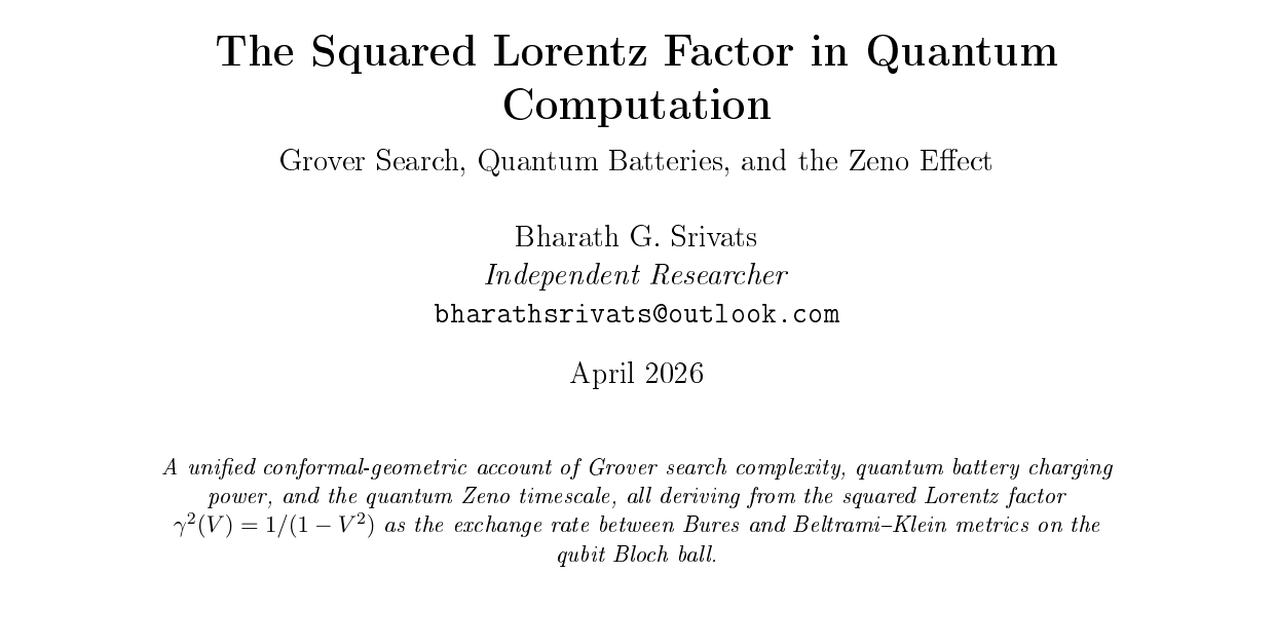 Quantum Computation, Grover, Quantum Batteries, Zeno Effect